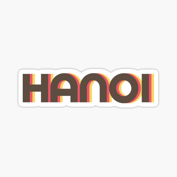 Hanoi Retro Sticker