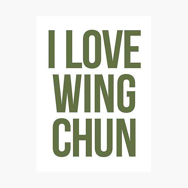 Wing Chun Love (note green) 2018 Photographic Print