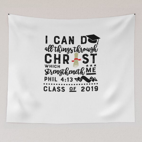 Item preview, Graduation 2019 Philippians 4:13 designed and sold by CPetty1982.