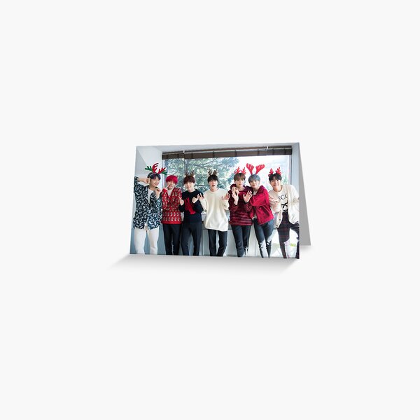 BTS Christmas - OT7 Greeting Card