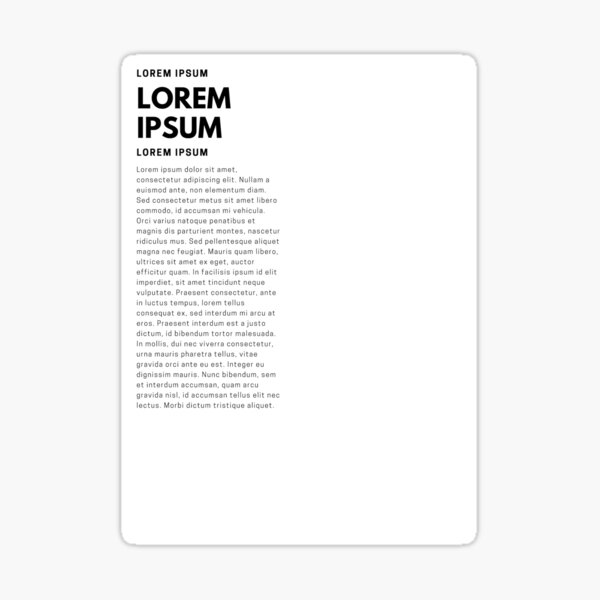 Lorem Ipsum Meaning Stickers for Sale