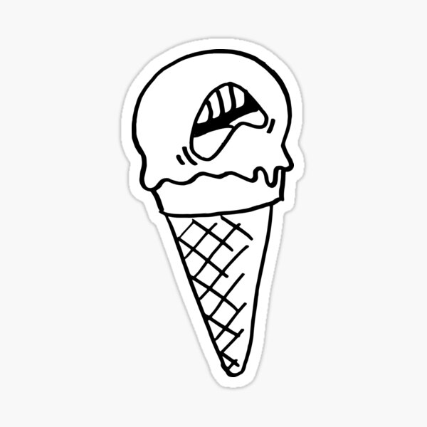 Scary Ice Cream Stickers Redbubble - roblox aesthetic icecream sticker by 𝘊𝘩𝘦𝘳𝘳𝘺