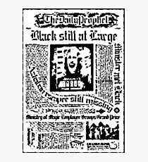 Black Photographic Print