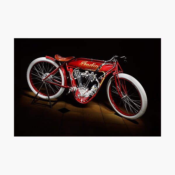 Indian 8-Valve Board Tracker Photographic Print