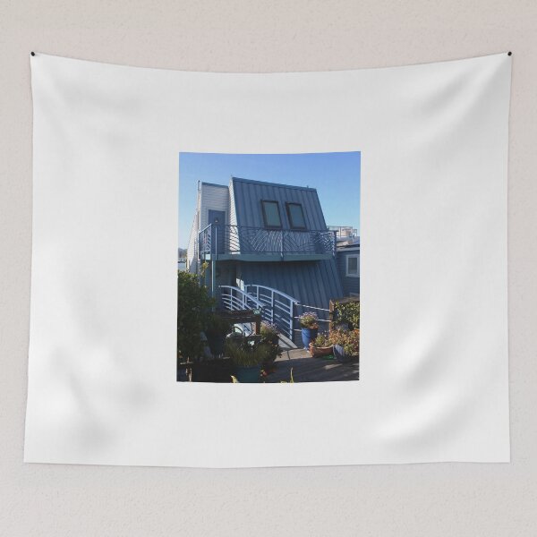 Item preview, Purple House at Sausalito Docks. designed and sold by Igor Pozdnyakov.