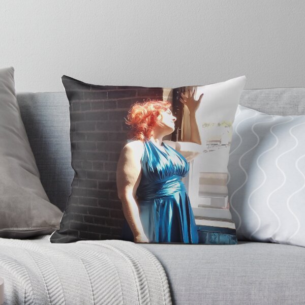 Looking through the Window Throw Pillow