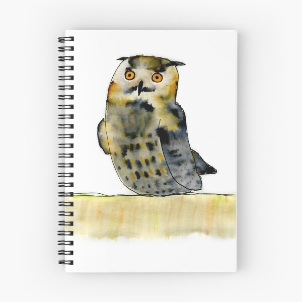 Item preview, Edward the Eagle Owl designed and sold by annaillustrates.
