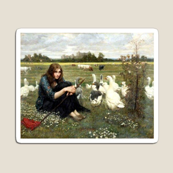 Item preview, Goose Girl - Valentine Cameron Prinsep designed and sold by forgottenbeauty.