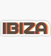 Retro Ibiza T-Shirt Sticker