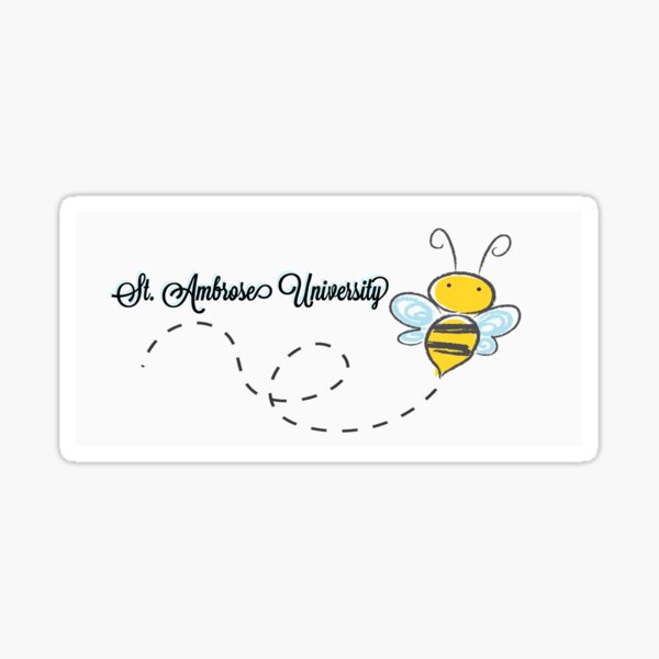 St ambrose Sticker