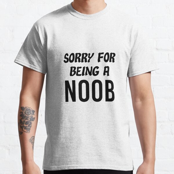 No Noobs T Shirts Redbubble - elegante t shirt para roblox