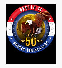 Nasa Apollo 11 50Th Anniversary Patriotic Photographic Print