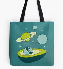 Bolsa de tela Aguacate en el espacio