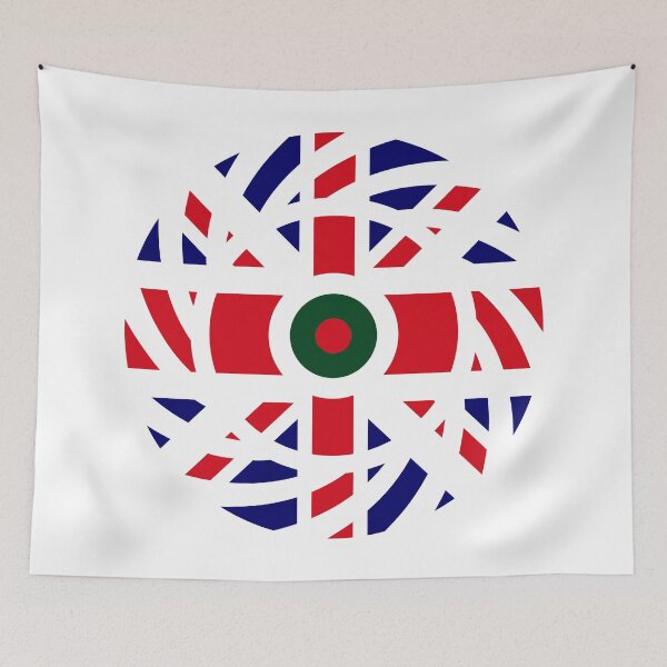 Item preview, British Bangladeshi Multinational Patriot Flag Series designed and sold by Carbon-Fibre Media.