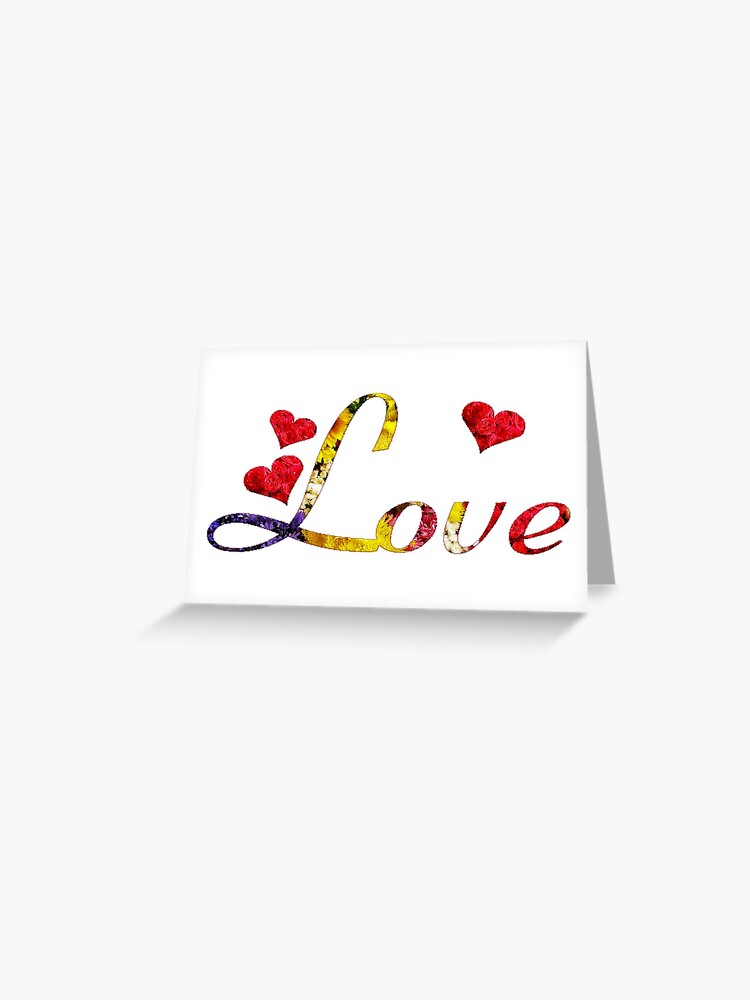 Thumbnail 1 of 2, Greeting Card, Love designed and sold by MaluC.
