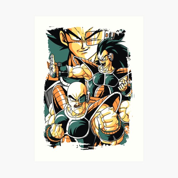 Goku and Raditz Art Board Print by FranFuentesArt