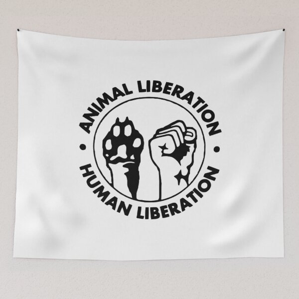 Item preview, Animal Liberation - Human Liberation designed and sold by RBEnt.