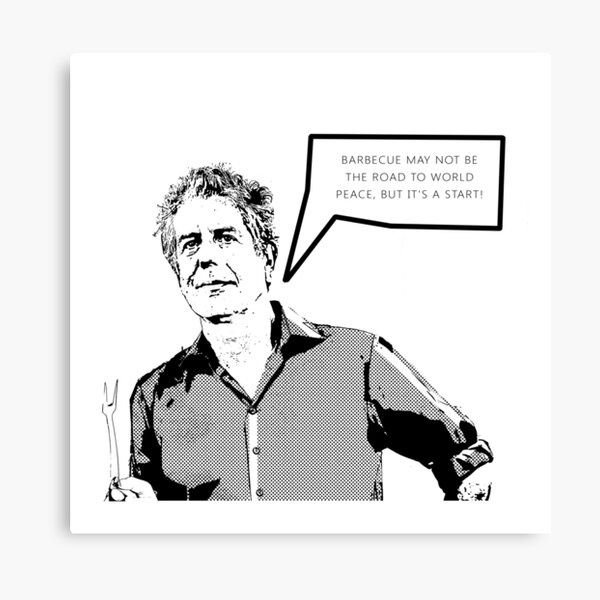 Anthony Bourdain Canvas Prints | Redbubble