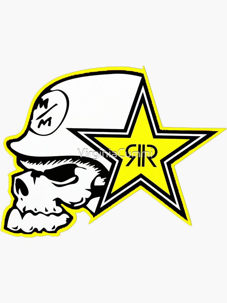 "Rockstar" Sticker for Sale by VirginiaCummi Redbubble