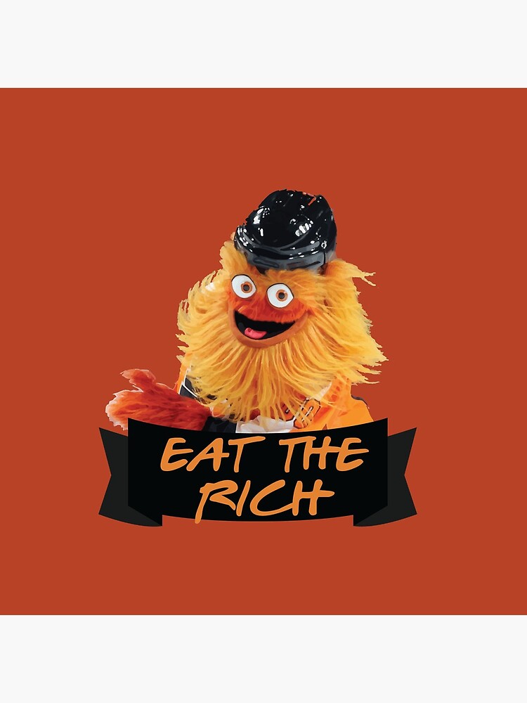 Eat The Rich Gritty Sticker by anapplease