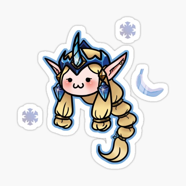 Winter Wonder Soraka Cute Head Sticker