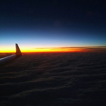 Artwork thumbnail, Predawn above the clouds by darren-j-mcleod