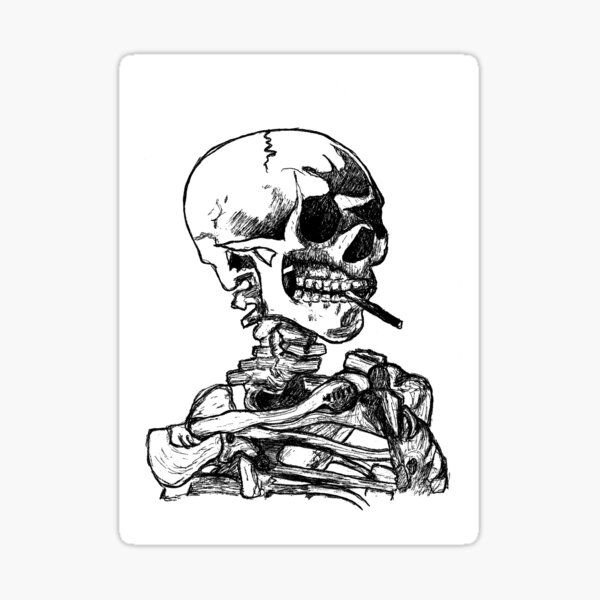 Dubai tattoos on Instagram Vincent van Gogh  Skull of a Skeleton with a  Burning Cigarette  Dubai few spots left in June bookings open for July  For more info dm in