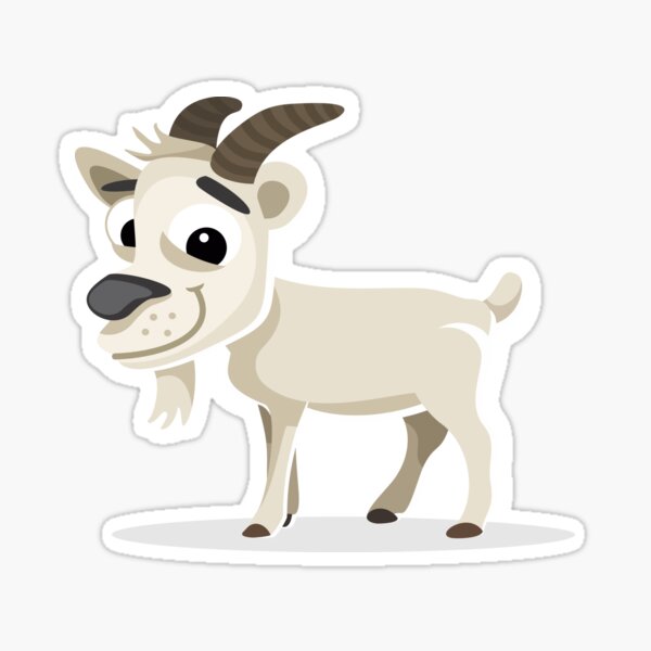 Download Goat Clipart Stickers Redbubble