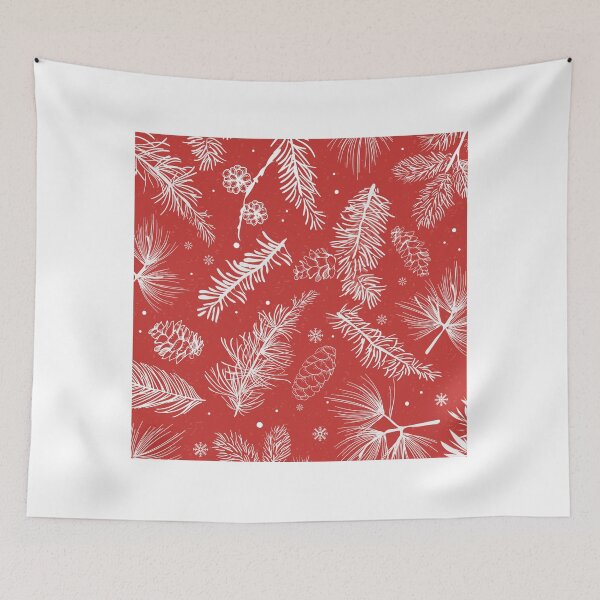 Item preview, Festive Red Holiday Pattern designed and sold by newburyboutique.