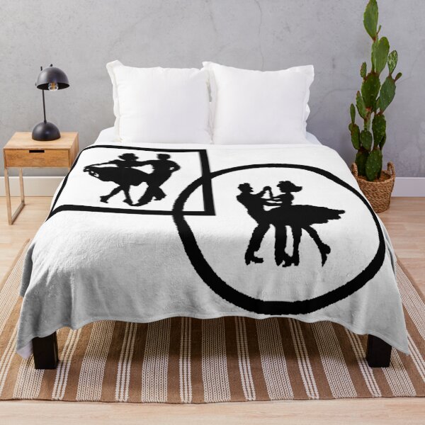 Item preview, Square Round - Black designed and sold by Square Dancing Gifts & Merchandise.