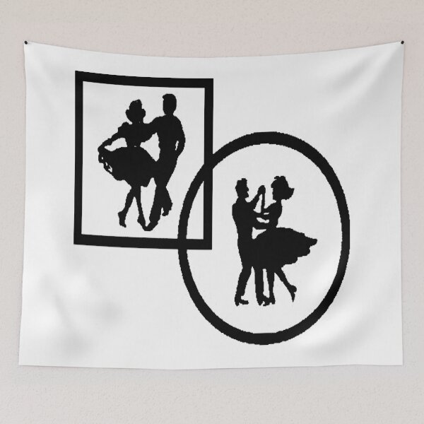 Item preview, Square Round - Black designed and sold by Square Dancing Gifts & Merchandise.