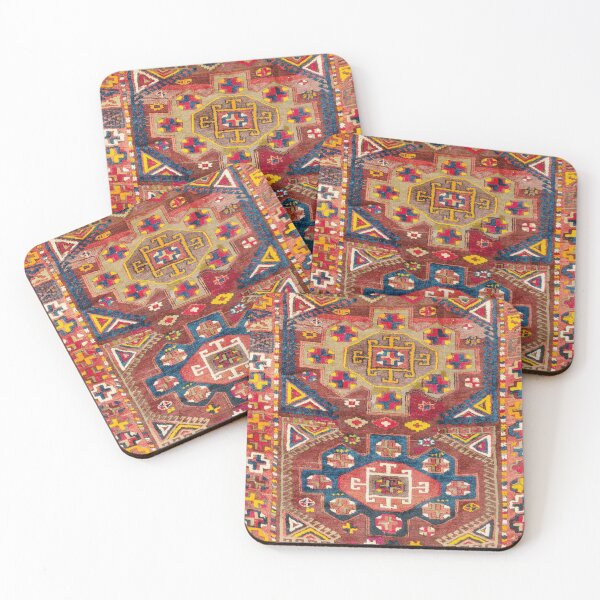 Item preview, Yürük  Antique East Turkish Rug Print designed and sold by Vicky Brago-Mitchell®.