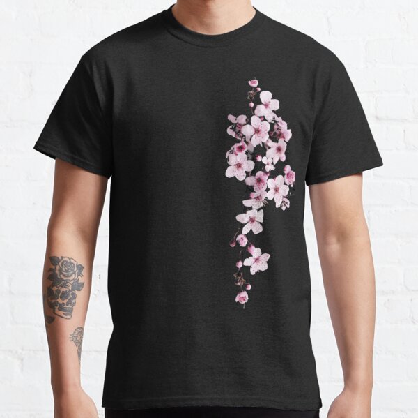One-side Cherry Blossom Branch Classic T-Shirt