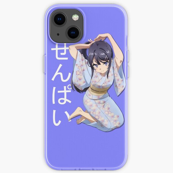 Bunny Girl Senpai Mai Sakurajima Waifu Sticker iPhone Soft Case