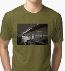 Sleepless Nights And City Lights Tri-blend T-Shirt