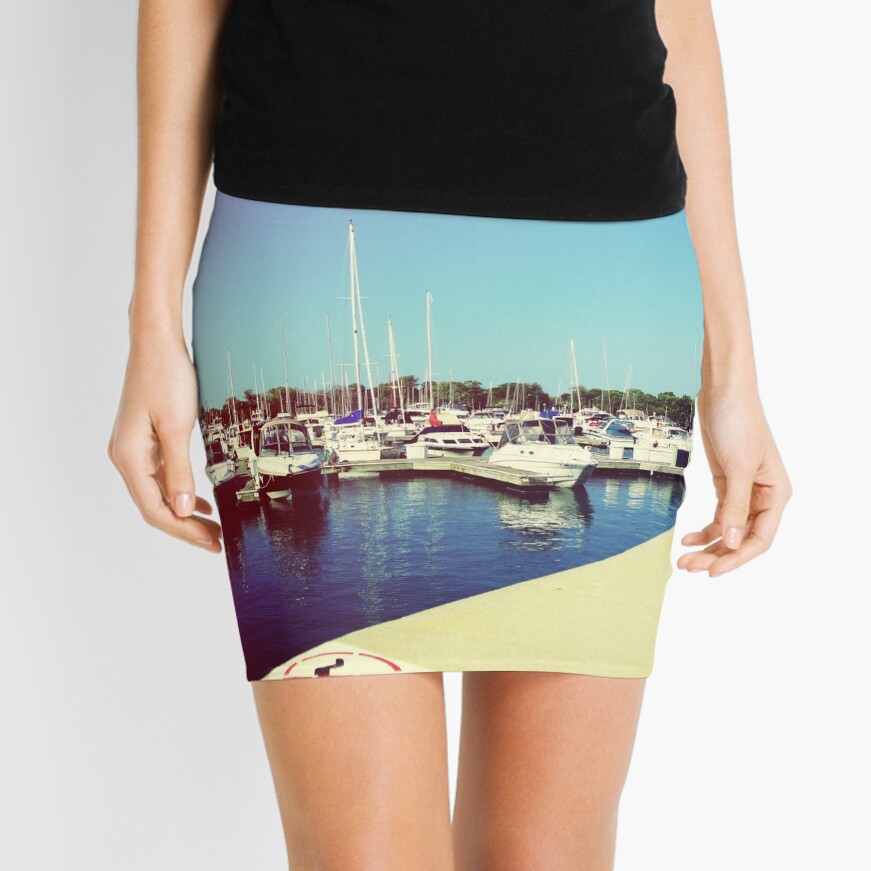 Boats III Mini Skirt