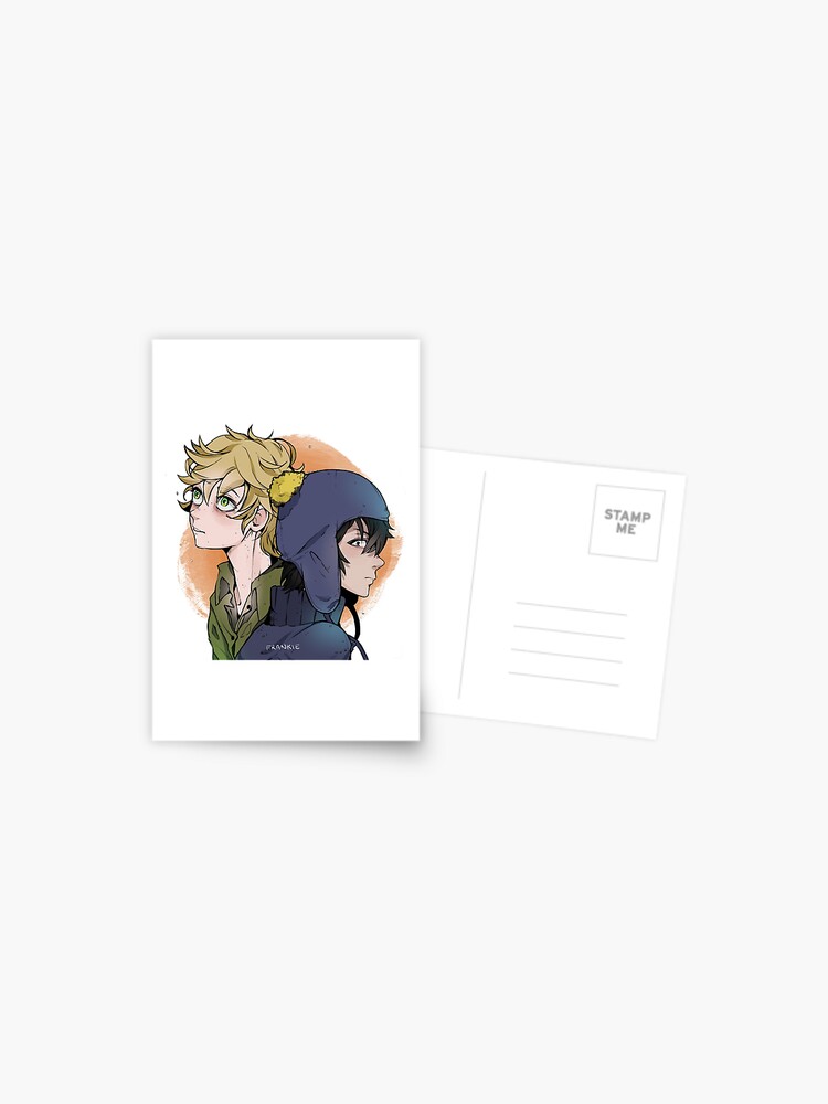 South Park- Tweek x Craig collage Postcard for Sale by midnight