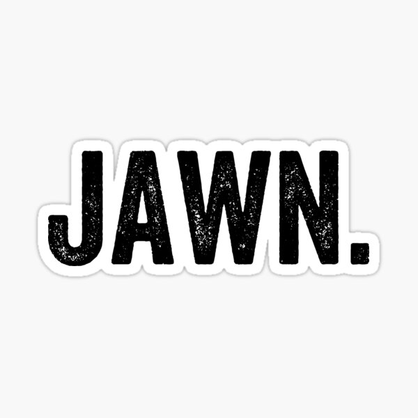 Philadelphia Sticker Jawn Decal Philly Jawn Sticker