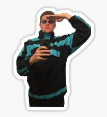 caucasian james Sticker