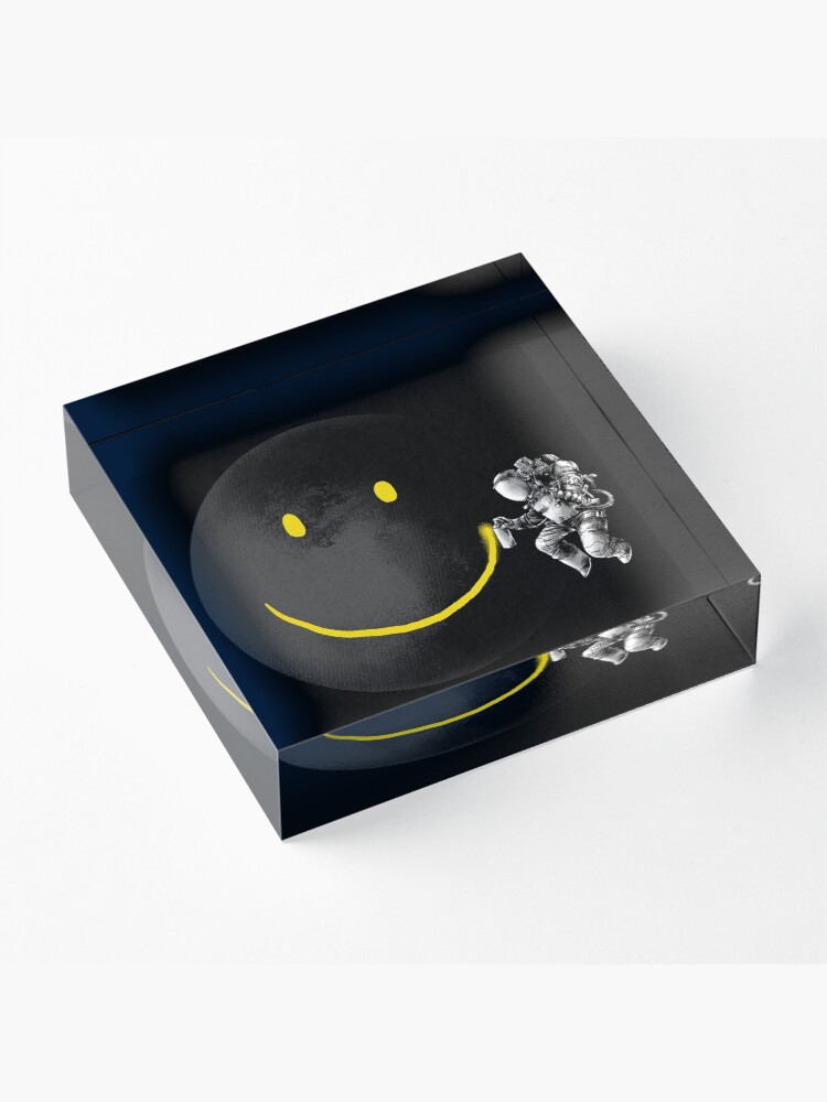 Alternate view of Make a Smile Acrylic Block