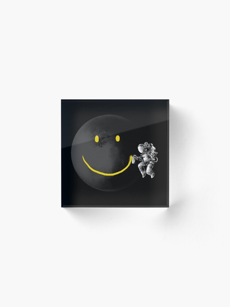 Alternate view of Make a Smile Acrylic Block