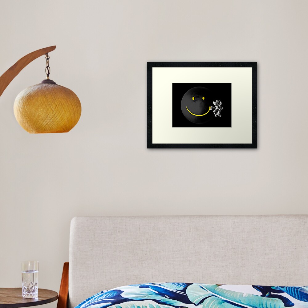 Make a Smile Framed Art Print