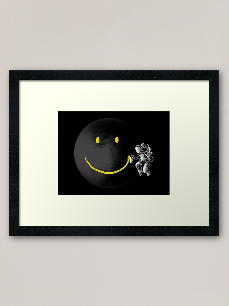 Alternate view of Make a Smile Framed Art Print