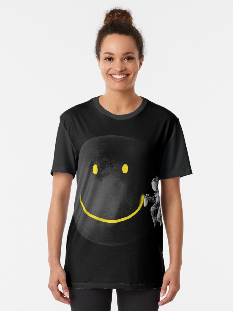 Alternate view of Make a Smile Graphic T-Shirt