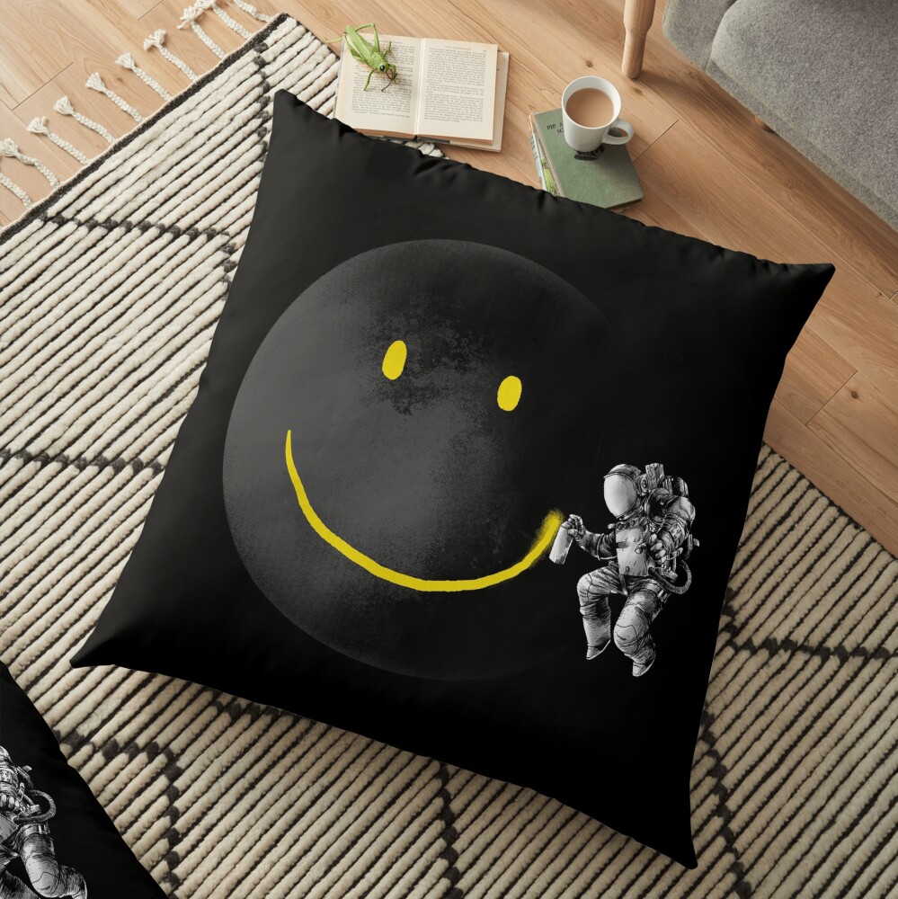 Make a Smile Floor Pillow