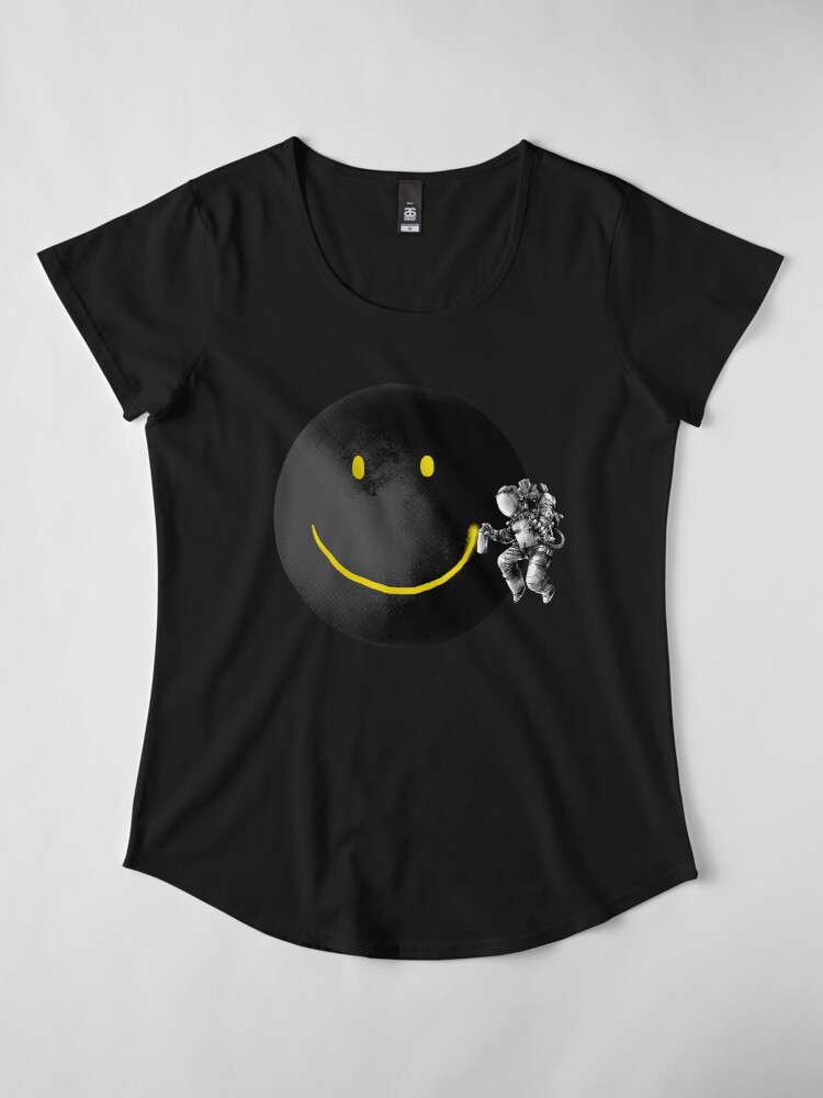 Alternate view of Make a Smile Premium Scoop T-Shirt