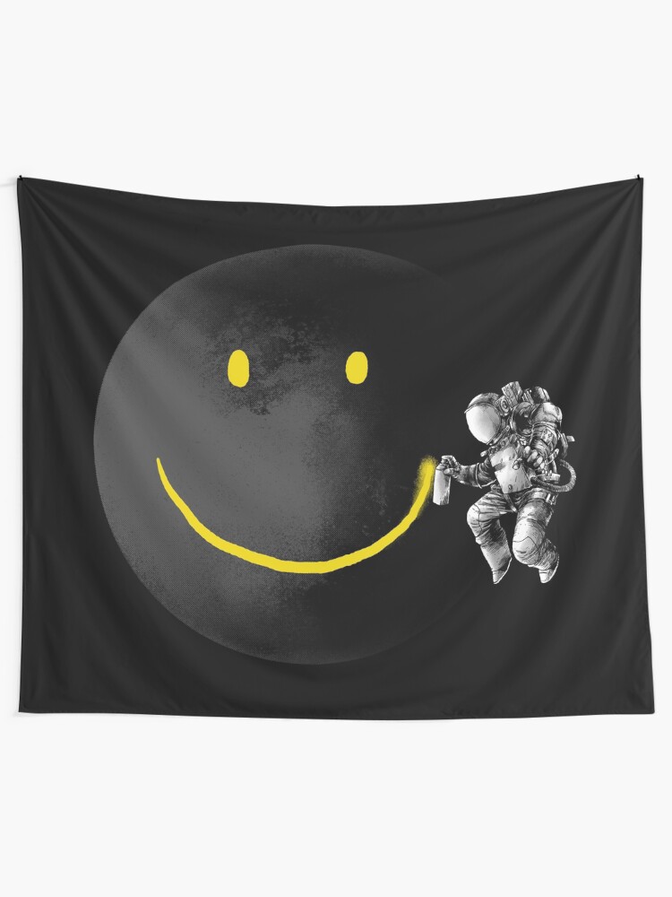 Alternate view of Make a Smile Tapestry