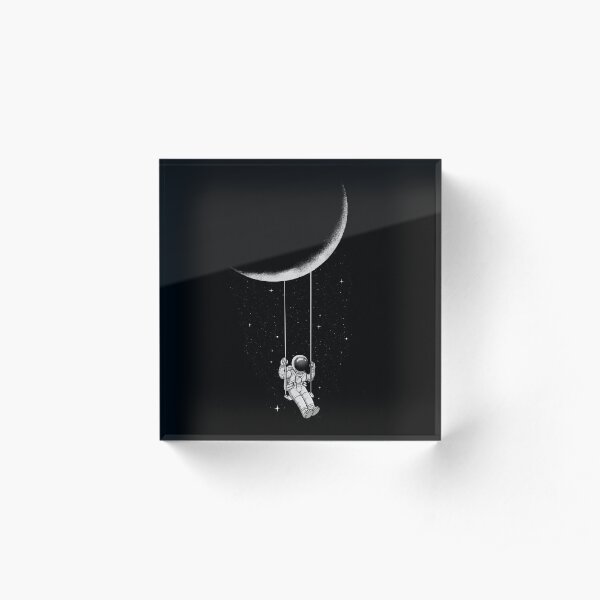 Moon Swing Acrylic Block