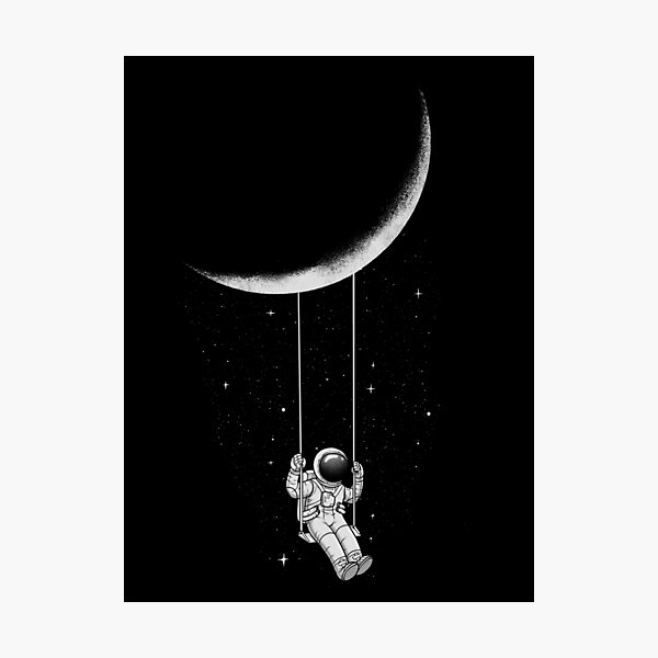 Moon Swing Photographic Print