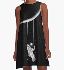 Mondschaukel A-Linien Kleid